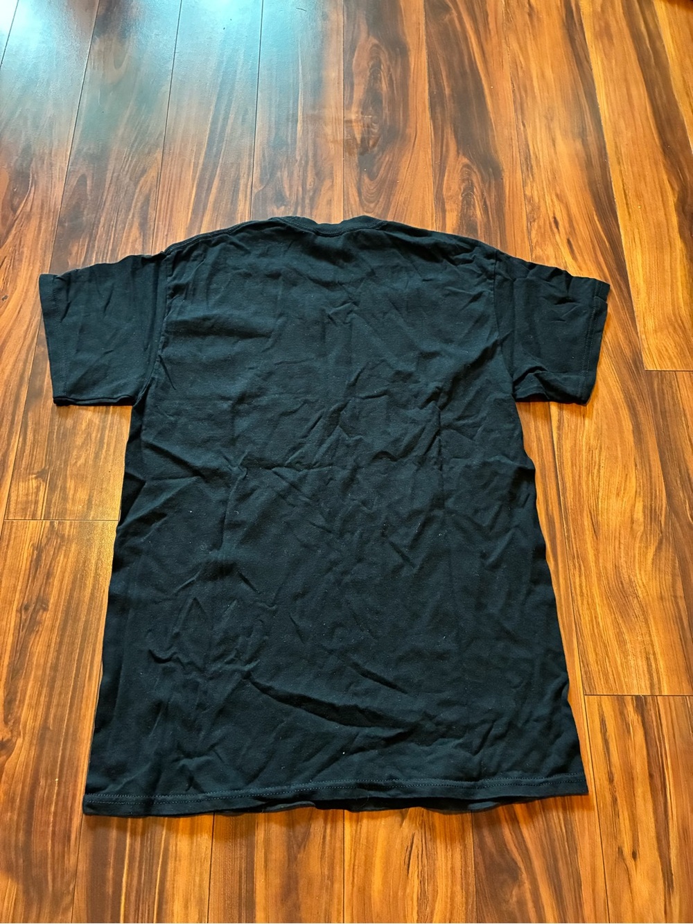 Thrasher Black T-Shirt with White Skateboard Magazine Logo - Picture 3 of 3